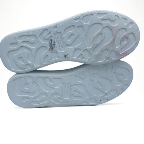 NWD- Alexander McQueen Men's Oversized Sneaker in BLACK/WHITE SZ - 42 MSRP$590 - Picture 7 of 7